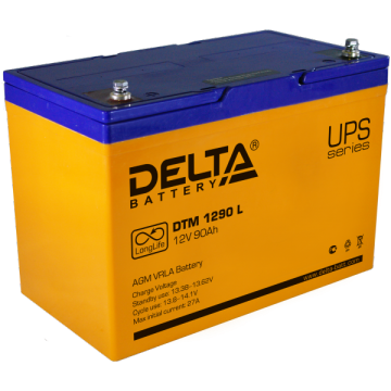 Delta DTM 1290 L 12V 90Ah 306x169x216mm
