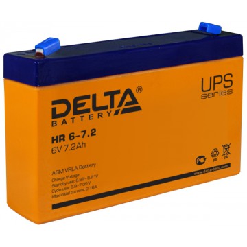 Delta HR 6-7.2 6V 7.2Ah 151x34x100mm