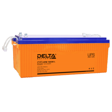 Delta DTM 12230 L 12V 230Ah 520x269x208mm
